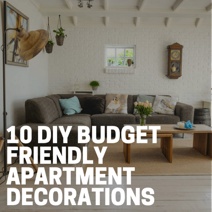Budget-friendly apartment makeover