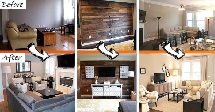 Room living makeover budget ideas friendly before after makeovers cozy ways give homebnc