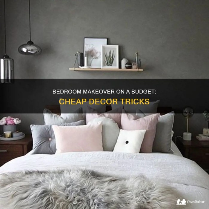 Budget bedroom makeover ideas